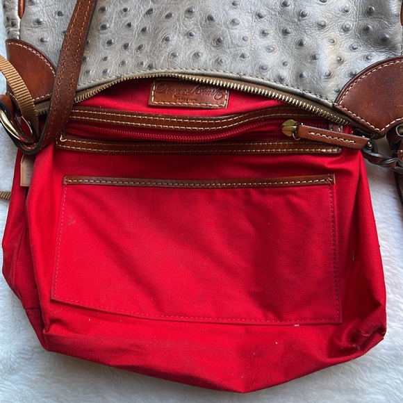 Dooney & Bourke Kimberly ostrich crossbody bag - Picture 14 of 16